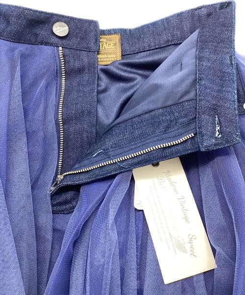 Belle vintage（ベル ヴィンテージ）Belle vintage (ベル ヴィンテージ) スカート ブルー サイズ:M 未使用品の古着・服飾アイテム