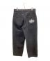 9090 (9090) King Logo Vintage Baker Pants ブラック サイズ:L：7000円