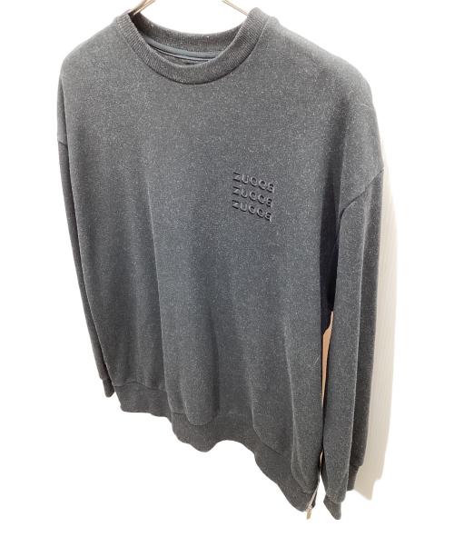 ZUCCA（ズッカ）ZUCCA (ズッカ) RECOVER スウェット ブラック サイズ:Mの古着・服飾アイテム