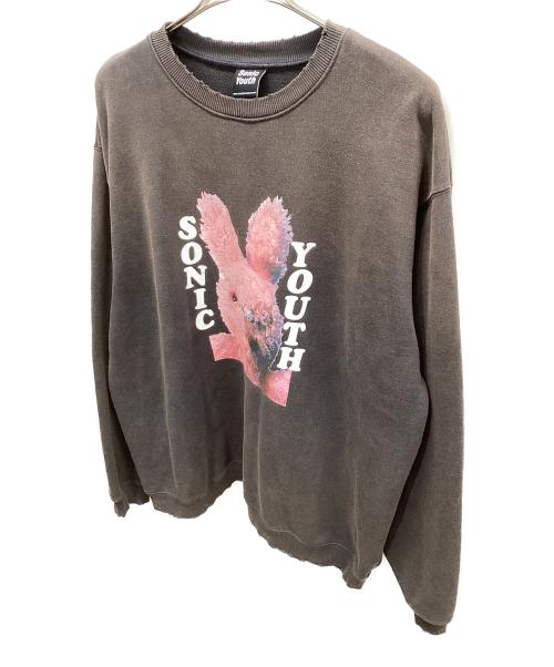 JOURNAL STANDARD（ジャーナルスタンダード）JOURNAL STANDARD (ジャーナルスタンダード) SONIC YOUTH (ソニックユース) 別注クルーネックスウェット ブラック サイズ:Lの古着・服飾アイテム