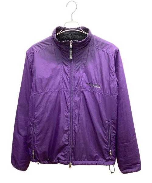 Columbia（コロンビア）Columbia (コロンビア) リバーシブルジャケット パープル サイズ:Lの古着・服飾アイテム
