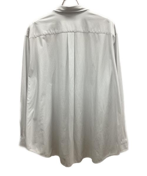 KANEMASA PHIL.（カネマサフィル）KANEMASA PHIL. (カネマサフィル) LONDON STRIPE DRESS JERSEY SHIRT グレー サイズ:3の古着・服飾アイテム