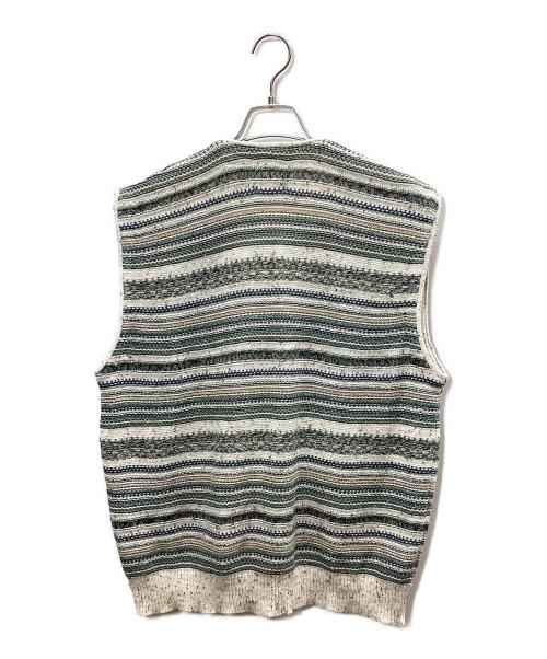 PENDLETON（ペンドルトン）PENDLETON (ペンドルトン) ベスト ベージュ×グリーン サイズ:Mの古着・服飾アイテム
