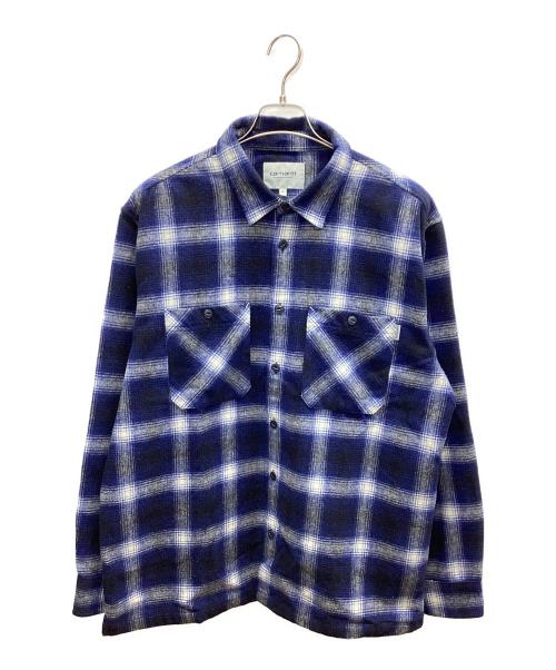 Carhartt WIP（カーハート ワーク イン プログレス）Carhartt WIP (カーハート ワーク イン プログレス) 長袖シャツ ブルー サイズ:XLの古着・服飾アイテム
