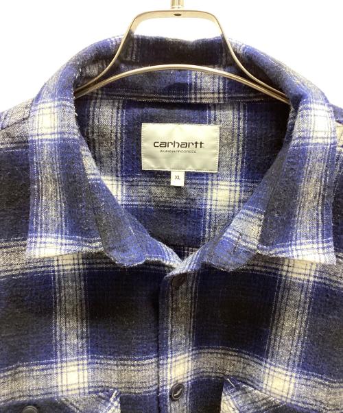 Carhartt WIP（カーハート ワーク イン プログレス）Carhartt WIP (カーハート ワーク イン プログレス) 長袖シャツ ブルー サイズ:XLの古着・服飾アイテム