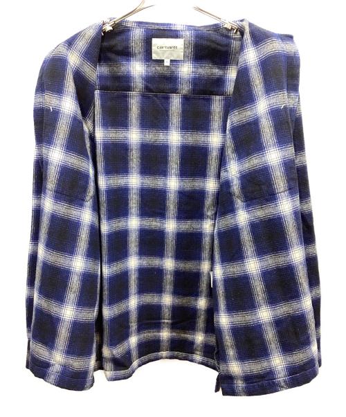 Carhartt WIP（カーハート ワーク イン プログレス）Carhartt WIP (カーハート ワーク イン プログレス) 長袖シャツ ブルー サイズ:XLの古着・服飾アイテム