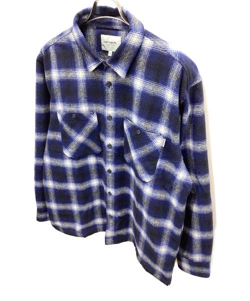 Carhartt WIP（カーハート ワーク イン プログレス）Carhartt WIP (カーハート ワーク イン プログレス) 長袖シャツ ブルー サイズ:XLの古着・服飾アイテム