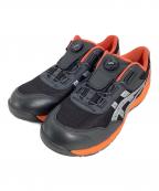asicsアシックス）の古着「アシックス ウィンジョブCP209 BOA」｜ブラック×オレンジ