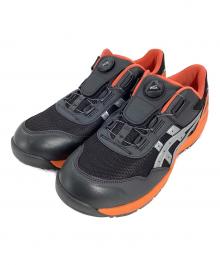 asics（アシックス）の古着「アシックス ウィンジョブCP209 BOA」｜ブラック×オレンジ