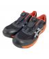 asics（アシックス）の古着「アシックス ウィンジョブCP209 BOA」｜ブラック×オレンジ