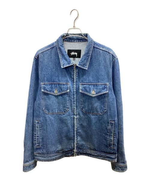 stussy（ステューシー）stussy (ステューシー) デニムジャケット ブルー サイズ:Lの古着・服飾アイテム