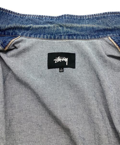stussy（ステューシー）stussy (ステューシー) デニムジャケット ブルー サイズ:Lの古着・服飾アイテム