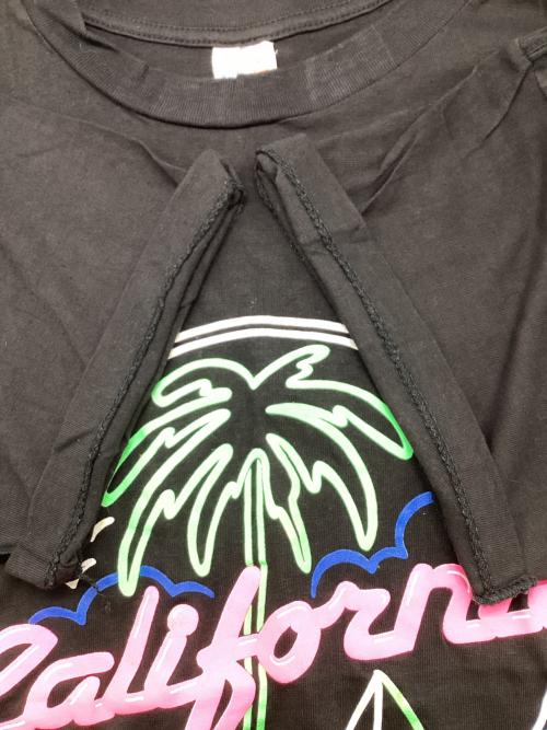 BIG BEAR（ビッグ ベアー）BIG BEAR (ビッグ ベアー) 半袖カットソー ブラック サイズ:Lの古着・服飾アイテム