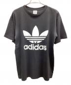 adidasアディダス）の古着「半袖カットソー」｜ブラック