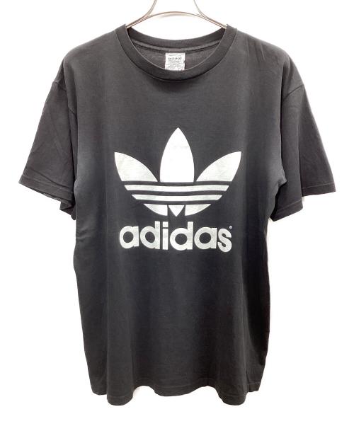 adidas（アディダス）adidas (アディダス) 半袖カットソー ブラック サイズ:Mの古着・服飾アイテム