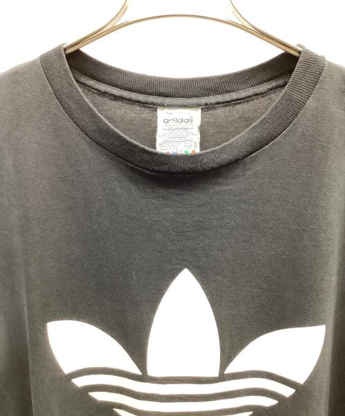 adidas（アディダス）adidas (アディダス) 半袖カットソー ブラック サイズ:Mの古着・服飾アイテム