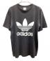 adidas（アディダス）の古着「半袖カットソー」｜ブラック