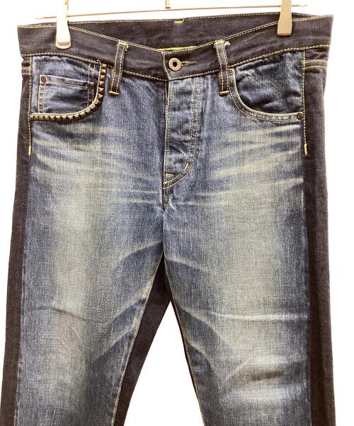 Hysteric Glamour（ヒステリックグラマー）Hysteric Glamour (ヒステリックグラマー) デニムパンツ ブルー×ネイビー サイズ:Sの古着・服飾アイテム