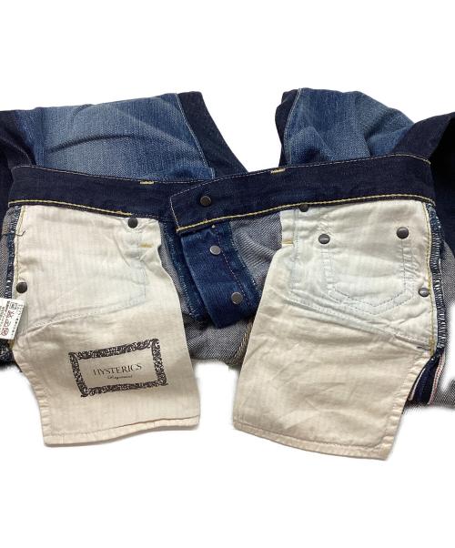 Hysteric Glamour（ヒステリックグラマー）Hysteric Glamour (ヒステリックグラマー) デニムパンツ ブルー×ネイビー サイズ:Sの古着・服飾アイテム