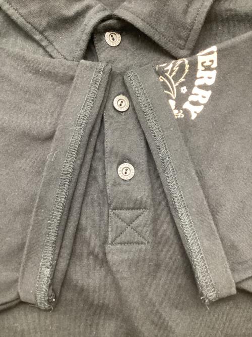 VANSON（バンソン）VANSON (バンソン) ポロシャツ ブラック サイズ:Lの古着・服飾アイテム