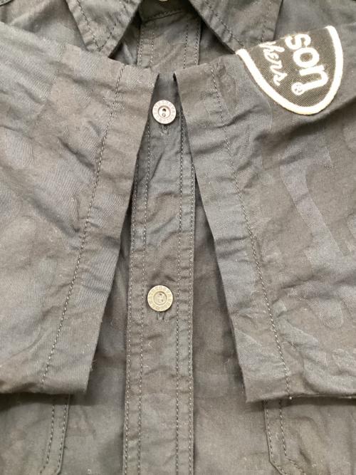 VANSON（バンソン）VANSON (バンソン) LOONEY TUNES (ルーニーチューンズ) 半袖シャツ ブラック サイズ:Lの古着・服飾アイテム