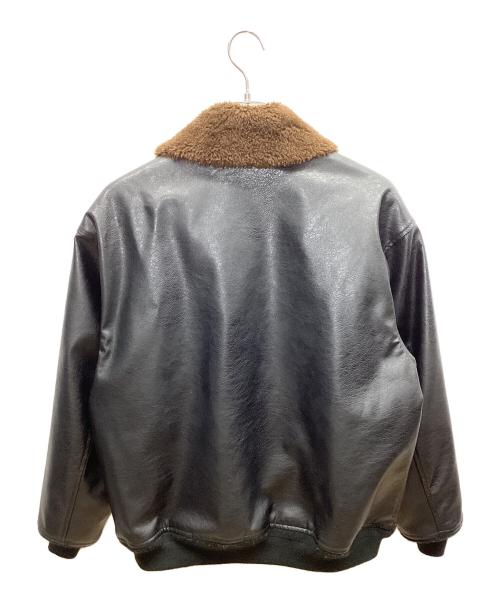 BEAMS HEART（ビームスハート）BEAMS HEART (ビームスハート) フェイクレザージャケット ブラック サイズ:Sの古着・服飾アイテム