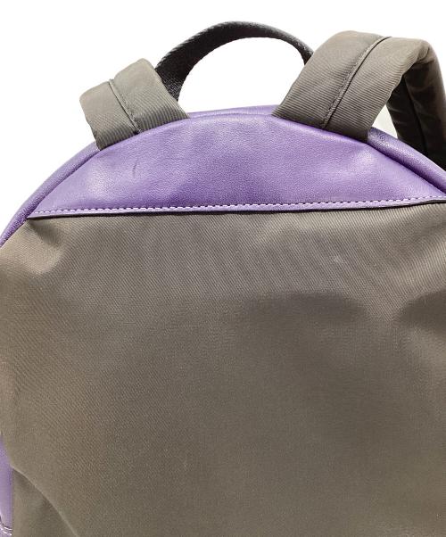 COACH（コーチ）COACH (コーチ) リュック ベージュ×パープルの古着・服飾アイテム