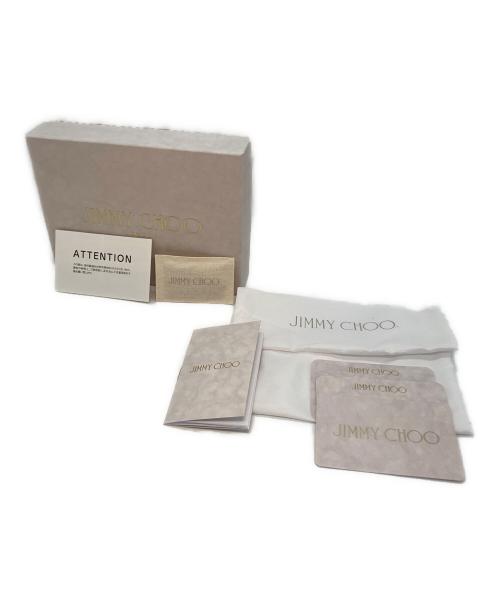 JIMMY CHOO（ジミーチュウ）JIMMY CHOO (ジミーチュウ) 3つ折り財布 ブラックの古着・服飾アイテム