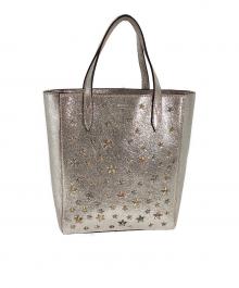 JIMMY CHOO（ジミーチュウ）の古着「ジミーチュウ　2WAYバッグ」｜シルバー