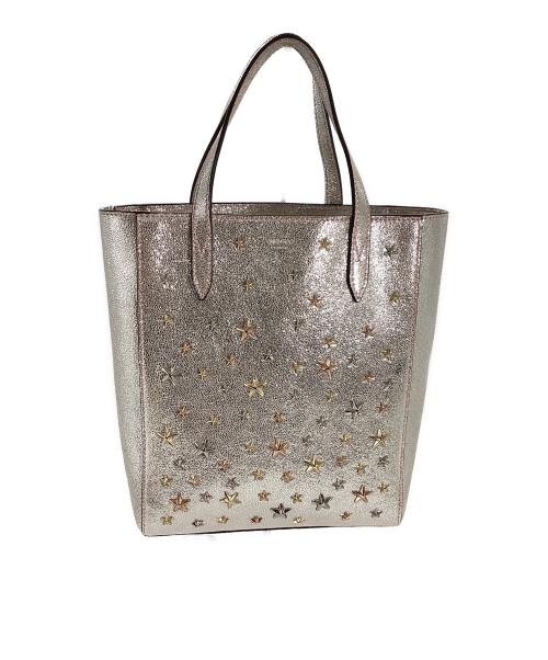 JIMMY CHOO（ジミーチュウ）JIMMY CHOO (ジミーチュウ) ジミーチュウ　2WAYバッグ シルバーの古着・服飾アイテム