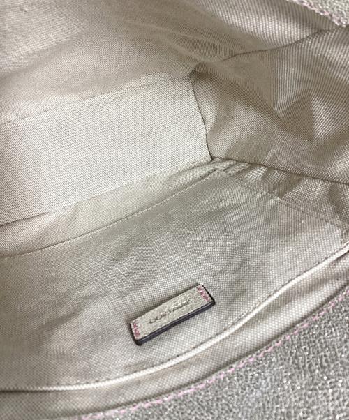 JIMMY CHOO（ジミーチュウ）JIMMY CHOO (ジミーチュウ) ジミーチュウ　2WAYバッグ シルバーの古着・服飾アイテム