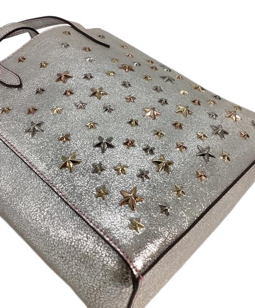 JIMMY CHOO（ジミーチュウ）JIMMY CHOO (ジミーチュウ) ジミーチュウ　2WAYバッグ シルバーの古着・服飾アイテム