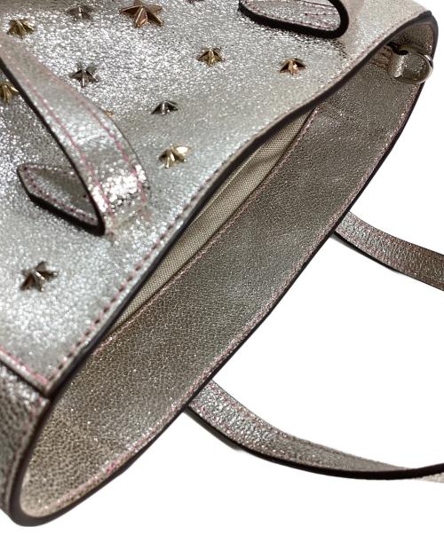 JIMMY CHOO（ジミーチュウ）JIMMY CHOO (ジミーチュウ) ジミーチュウ　2WAYバッグ シルバーの古着・服飾アイテム