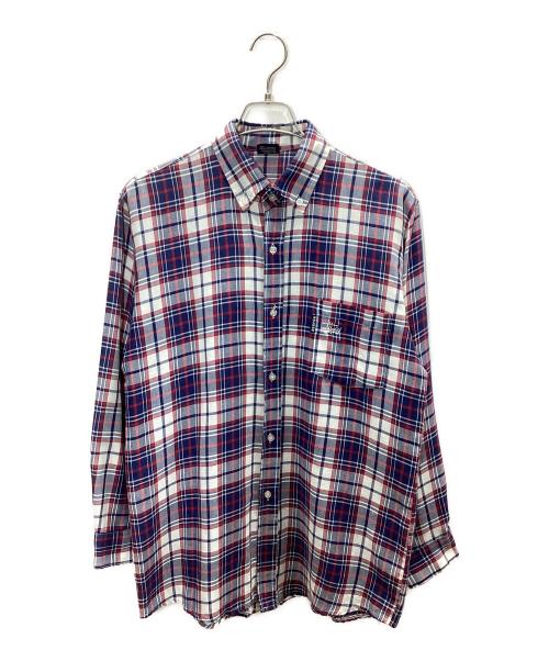 stussy（ステューシー）stussy (ステューシー) 長袖シャツ マルチカラー サイズ:Lの古着・服飾アイテム
