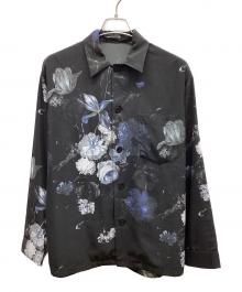 LAD MUSICIAN（ラッドミュージシャン）の古着「ラッドミュージシャン　DECHINE PAJAMA SHIRT INKJET FLOWER」｜ブラック