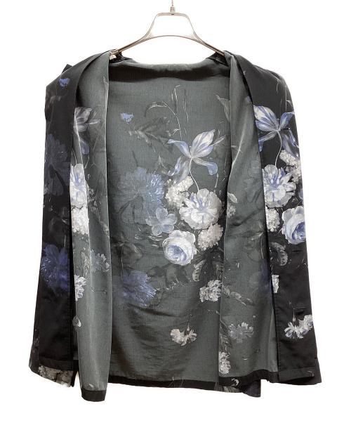 LAD MUSICIAN（ラッドミュージシャン）LAD MUSICIAN (ラッドミュージシャン) ラッドミュージシャン　DECHINE PAJAMA SHIRT INKJET FLOWER ブラック サイズ:44の古着・服飾アイテム
