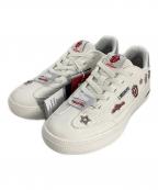 SKECHERS×THE LLING STONESスケッチャーズ×）の古着「ザ・ローリング・ストーンズ：スケッチャーズ アーチフィット アーケード - ローリング スタッズ」｜ホワイト