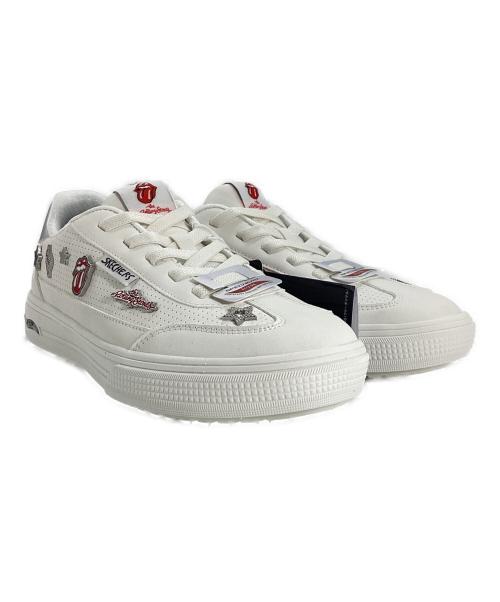 SKECHERS（スケッチャーズ）SKECHERS (スケッチャーズ) THE LLING STONES ザ・ローリング・ストーンズ：スケッチャーズ アーチフィット アーケード - ローリング スタッズ ホワイト サイズ:24の古着・服飾アイテム