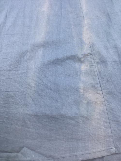 HER LIP TO（ハーリップトゥ）HER LIP TO (ハーリップトゥ) 長袖ワンピース ブルー サイズ:Sの古着・服飾アイテム