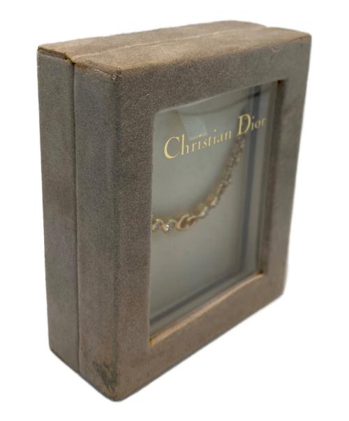 Christian Dior（クリスチャン ディオール）Christian Dior (クリスチャン ディオール) CDロゴ チェーンネックレス ゴールドカラーの古着・服飾アイテム