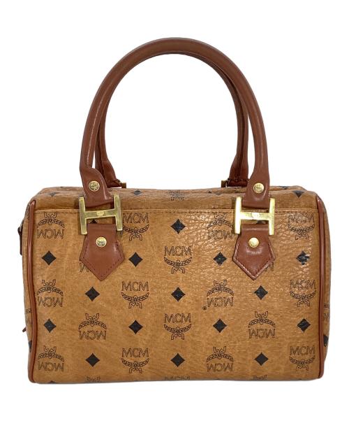 MCM（エムシーエム）MCM (エムシーエム) エムシーエム　ミニボストンバッグ ブラウンの古着・服飾アイテム