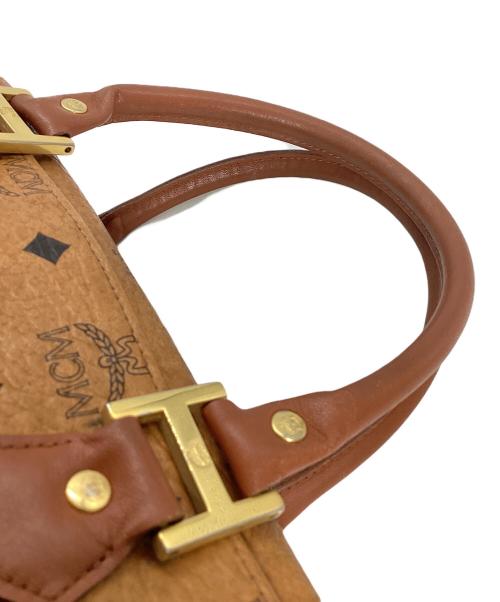 MCM（エムシーエム）MCM (エムシーエム) エムシーエム　ミニボストンバッグ ブラウンの古着・服飾アイテム