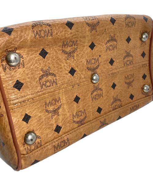 MCM（エムシーエム）MCM (エムシーエム) エムシーエム　ミニボストンバッグ ブラウンの古着・服飾アイテム