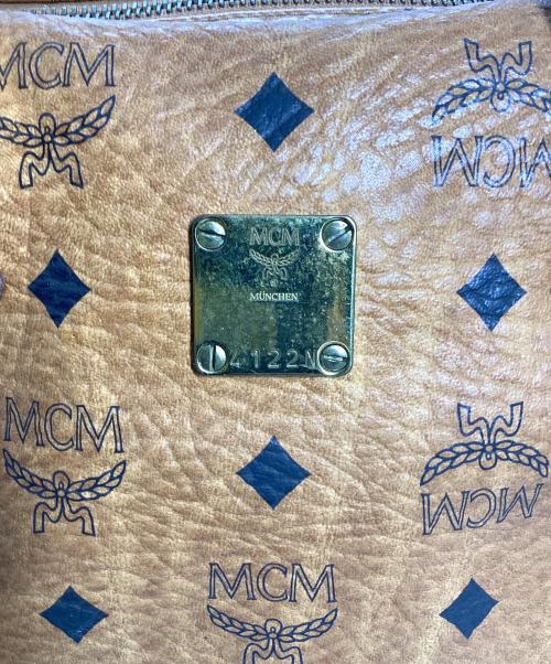 MCM（エムシーエム）MCM (エムシーエム) エムシーエム　ミニボストンバッグ ブラウンの古着・服飾アイテム