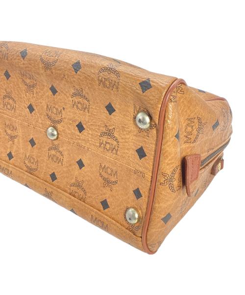 MCM（エムシーエム）MCM (エムシーエム) エムシーエム　ミニボストンバッグ ブラウンの古着・服飾アイテム