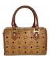 MCM (エムシーエム) エムシーエム　ミニボストンバッグ ブラウン：10000円