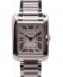 Cartier（カルティエ）の古着「Tank Anglaise/タンクアングレーズ/W5310022/シルバー文字盤」｜シルバー文字盤