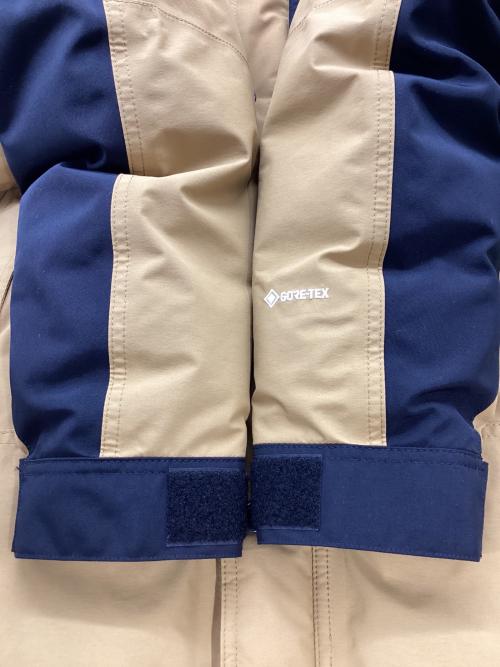 THE NORTH FACE（ザ ノース フェイス）THE NORTH FACE (ザ ノース フェイス) ダウンジャケット ブラック×ベージュ サイズ:Mの古着・服飾アイテム