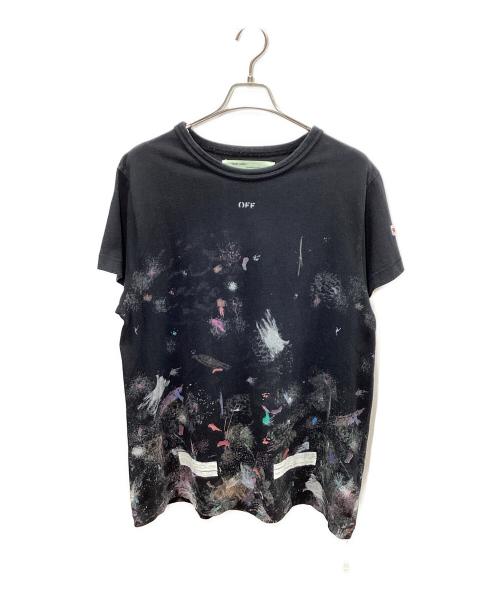 OFFWHITE（オフホワイト）OFFWHITE (オフホワイト) 半袖カットソー ブラック サイズ:Sの古着・服飾アイテム