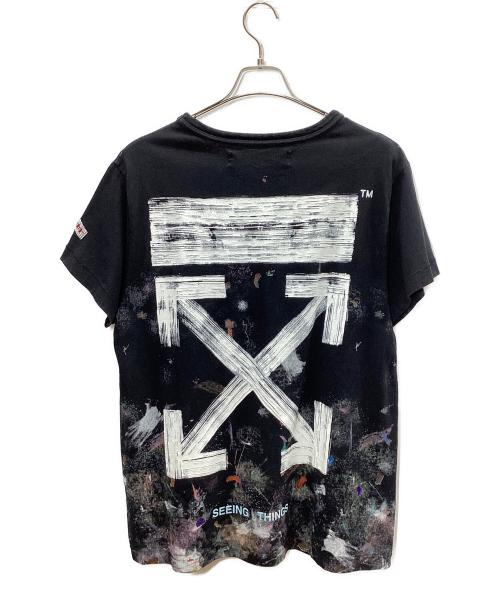 OFFWHITE（オフホワイト）OFFWHITE (オフホワイト) 半袖カットソー ブラック サイズ:Sの古着・服飾アイテム